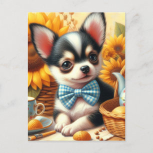 Niedlich Chihuahua Puppy Postkarte