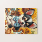 Niedlich Chihuahua Puppy Puzzle (Horizontal)