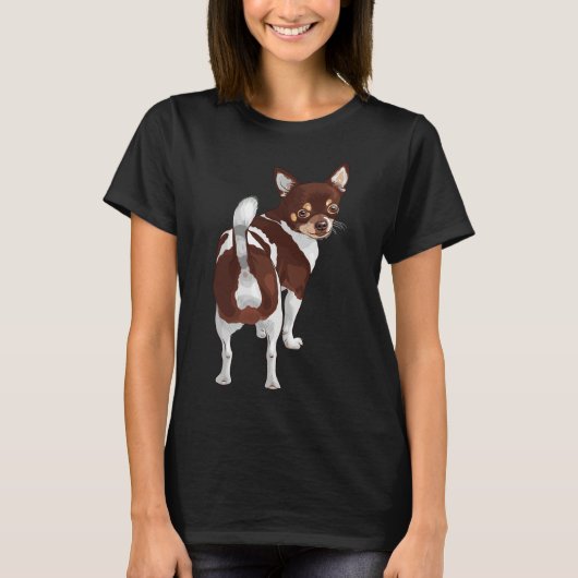 Niedlich Chihuahua T-Shirt (Vorderseite)