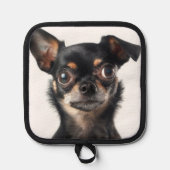 Niedlich Chihuahua Topflappen (Vorderseite)