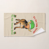 Niedlich Chihuahua Weihnachten Badhandtuch Set (Handtuch)