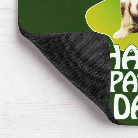 Niedlich Chihuahua Welppy Hat St. Patrick Day Mousepad (Ecke)