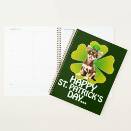 Niedlich Chihuahua Welppy Hat St. Patrick Day Planer
