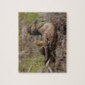 Niedlich Chillin' Mallard Mama Duck & Baby Ducklin Puzzle (Vertikal)