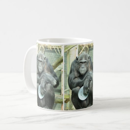 NIEDLICH CHIMPANZEE KAFFEETASSE (Vorderseite Links)
