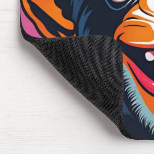 Niedlich Chimpanzee Laughs Mousepad (Ecke)