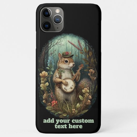 Niedlich-Chipmunk Banjo-Wildblume Cotattcore kunde Case-Mate iPhone Hülle (Rückseite)