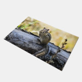 Niedlich Chipmunk Door Mat Fußmatte (Schrägansicht)