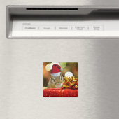 Niedlich Chipmunk Frohe Weihnachten Magnet (In Situ (Geschirrspüler))