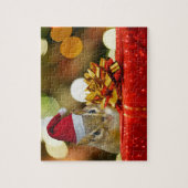 Niedlich Chipmunk Frohe Weihnachten Puzzle (Vertikal)