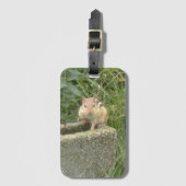 Niedlich Chipmunk Gepäckanhänger (Vorderseite Vertikal)