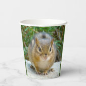 Niedlich Chipmunk hat sein Auge auf dich Pappbecher (Rückseite)