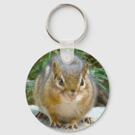 Niedlich Chipmunk hat sein Auge auf dich Schlüsselanhänger