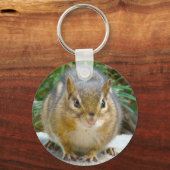 Niedlich Chipmunk hat sein Auge auf dich Schlüsselanhänger (Vorderseite)