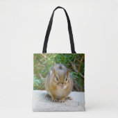Niedlich Chipmunk hat sein Auge auf dich Tasche (Vorderseite)