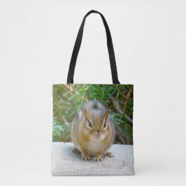 Niedlich Chipmunk hat sein Auge auf dich Tasche