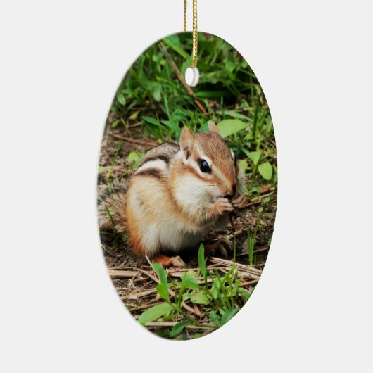Niedlich Chipmunk Keramik Ornament (Rechts)
