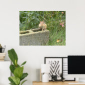 Niedlich Chipmunk Poster (Heimbüro)