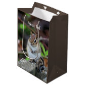 Niedlich Chipmunk Wildlife Animal Mittlere Geschenktüte (Vorderseite Schrägansicht)