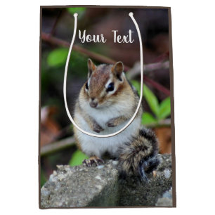 Niedlich Chipmunk Wildlife Animal Mittlere Geschenktüte