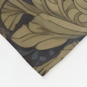 Niedlich Chipmunk William Morris Inspirierte flora Fleecedecke (Ecke)