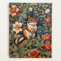 Niedlich Chipmunk William Morris Inspirierte flora