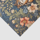 Niedlich Chipmunk William Morris Inspirierte flora Seidenpapier (Ausschnitt)