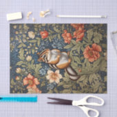 Niedlich Chipmunk William Morris Inspirierte flora Seidenpapier (Handwerk)