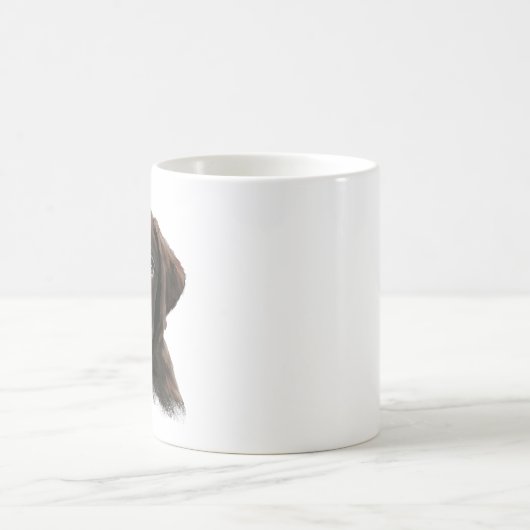 Niedlich Chocolate Labrador Kaffeetasse (Mittel)
