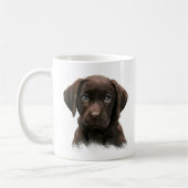 Niedlich Chocolate Labrador Kaffeetasse (Links)