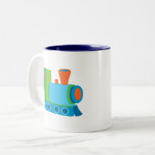 Niedlich Choo Choo Train Zweifarbige Tasse (Vorderseite Links)