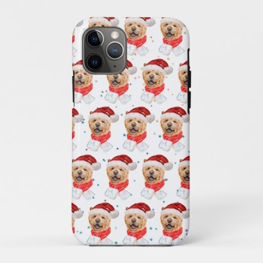 Niedlich Chow Chow Dog Weihnachtsmuster Case-Mate iPhone Hülle (Rückseite)