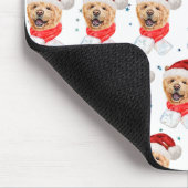 Niedlich Chow Chow Dog Weihnachtsmuster Mousepad (Ecke)