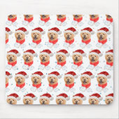 Niedlich Chow Chow Dog Weihnachtsmuster Mousepad (Vorne)