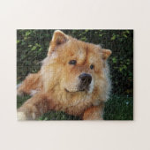 Niedlich Chow Chow Hund Puzzle (Horizontal)