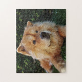 Niedlich Chow Chow Hund Puzzle (Vertikal)