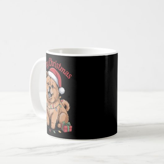 Niedlich Chow Chow Weihnachten Weihnachten Weihnac Kaffeetasse (Vorderseite Links)