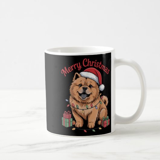 Niedlich Chow Chow Weihnachten Weihnachten Weihnac Kaffeetasse (Rechts)