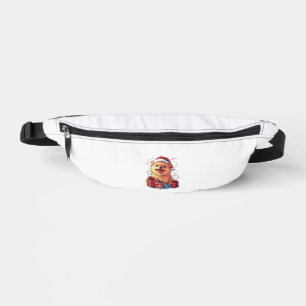 Niedlich Chow Chow Weihnachtsmannmütze Weihnachten Bauchtasche