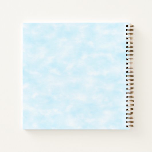 Niedlich Christening Baby Penguin Flugzeug Gast Notizblock (Rückseite)