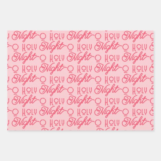 Niedlich Christliche Weihnachten Geschenkpapier Set (Vorderseite 2)