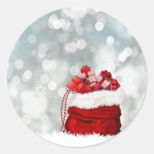 NIEDLICH **CHRISTMAS GIFT** CHRISTMAS RUNDER AUFKLEBER