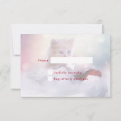 Niedlich Christmas Kitten UAWG RSVP Karte (Rückseite)
