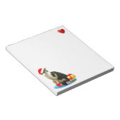 Niedlich Christmas Merlin Cat Notizblock (angewinkelt)