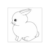 Niedlich Chubby Baby Bunny Rabbit Rubber Briefmark Gummistempel (Prägung)