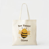 Niedlich Chubby Bumblebee "Bee Happy" Tragetasche (Vorne)
