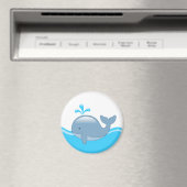 Niedlich Chubby Cartoon Whale Magnet (In Situ (Geschirrspüler))