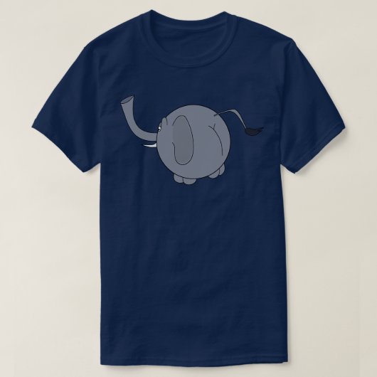 Niedlich Chubby Elephant T-Shirt (Design vorne)