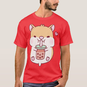 Niedlich Chubby Hamster Lieben Bubble Tee