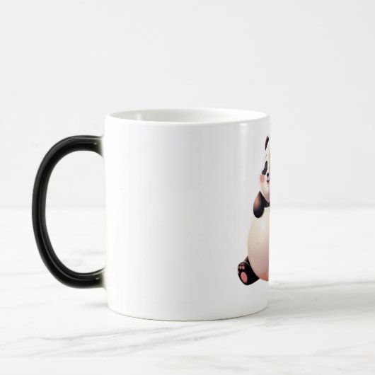 Niedlich Chubby Panda Tasse (Links)